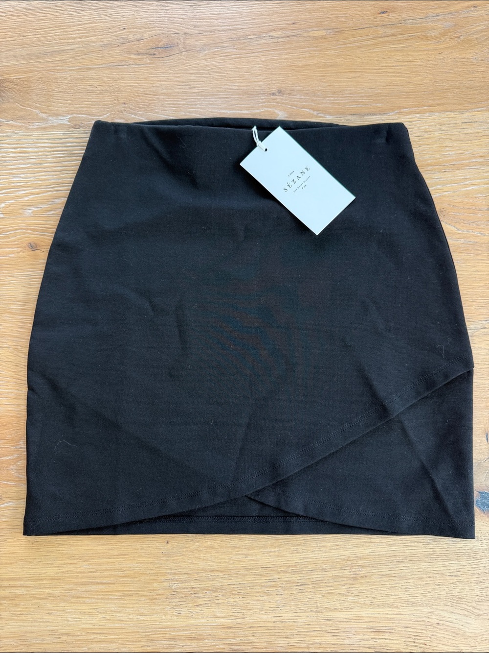 Sezane Black mini skirt